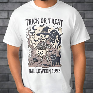 Klassieke Trick Or Treat Halloween 1992 T-shirt
