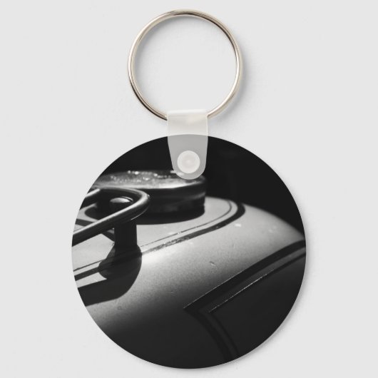 Klassieke triomfmotor sleutelhanger (Voorkant)