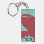 Klassieke Tristar-Airliner-sleutelhanger Sleutelhanger (Voorkant Links)