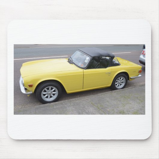Klassieke triumph TR6 Sportscar Muismat (Voorkant)