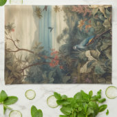 Klassieke Tropische Botanische Kunst | Luxe Ontwer Theedoek (Gevouwen)