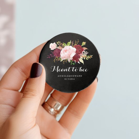 Klassieke Tropische Zwart Bedoeld Voor Een Huwelij Bedankjes Labels