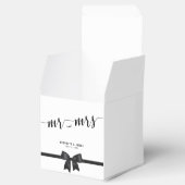 Klassieke Trouw Favorietdozen Zwart Wit Bedankdoosjes (Geopend)