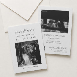 Klassieke Trouw Save the Date Kaart