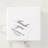 Klassieke Trouw Trouwkaart Tag Bedankjes Labels (In situ)