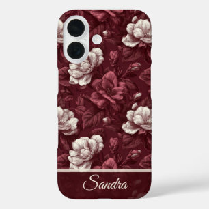 Klassieke Trouwcadeau Gardenia's Naam iPhone 16 Hoesje