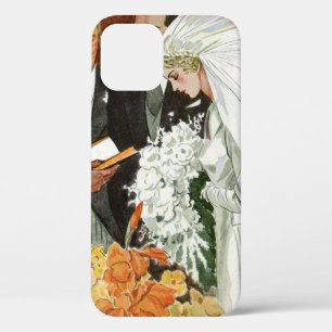 Klassieke Trouwceremonie met Bruid en Bruidegom iPhone 12 Hoesje
