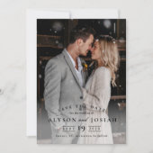 Klassieke Trouwfoto Save The Date (Voorkant)