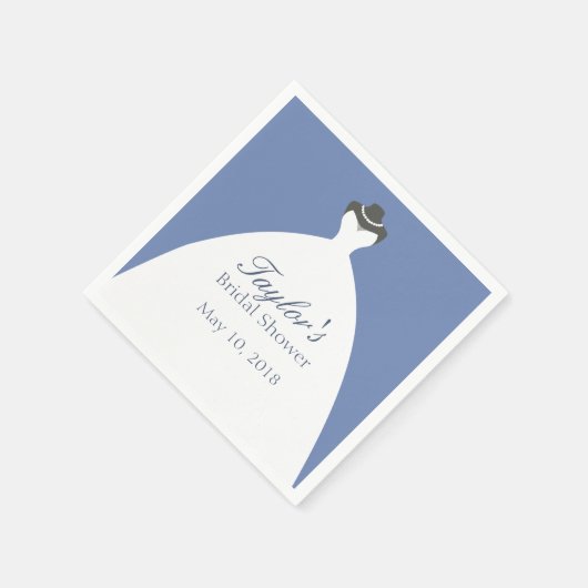 Klassieke trouwjurk servet (Hoek)