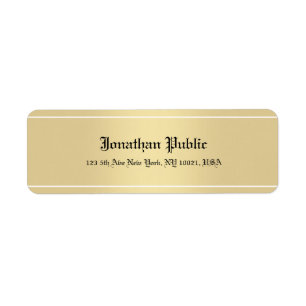 Klassieke Trouwtekst Kalligrafie Handschrift Goud Etiket