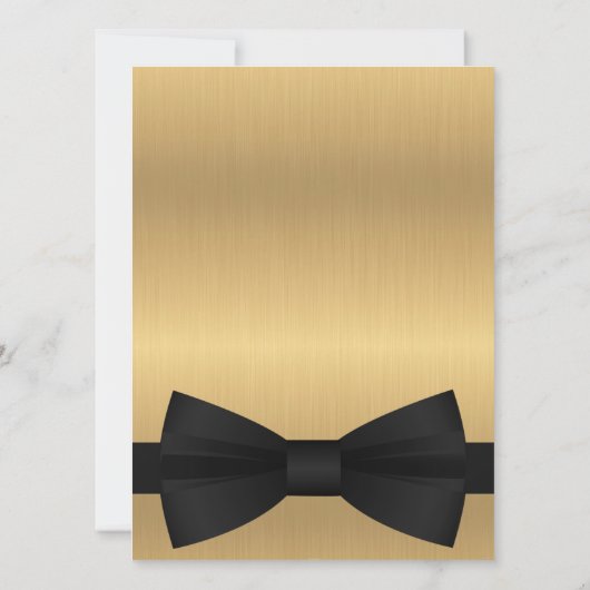 Klassieke trouwuitnodigingen voor gescheiden ouder kaart (Achterkant)