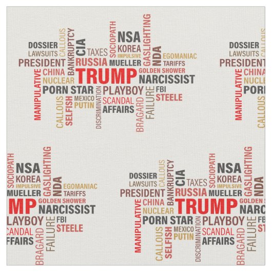 Klassieke trump 2020 stof (Close Up)