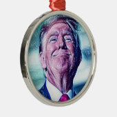 Klassieke Trump Metalen Ornament (Rechts)