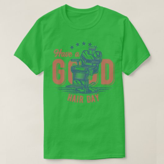 Klassieke TShirt heeft een goede haardag (Design voorkant)
