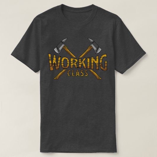 Klassieke TShirt van de werkklasse (Design voorkant)