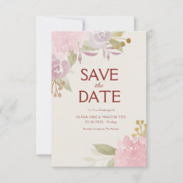 Klassieke Tuin-Themabruiloft RSVP-kaart RSVP Kaartje