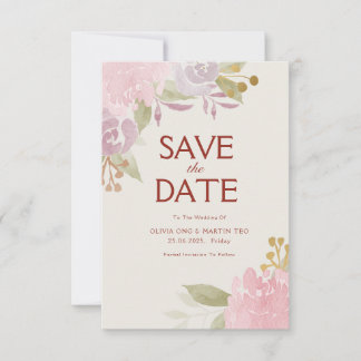 Klassieke Tuin-Themabruiloft RSVP-kaart RSVP Kaartje