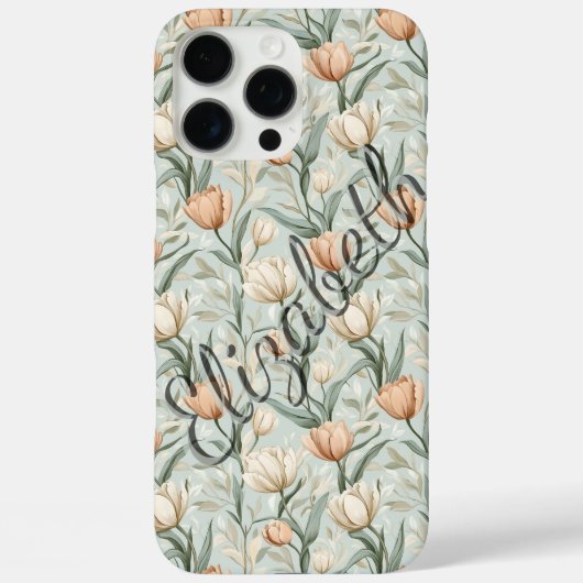 Klassieke Tulp  Aanpasbaar  Iphone Hoesje (Achterkant)