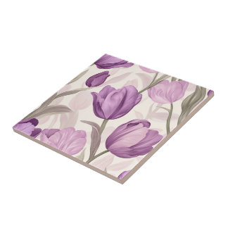 Klassieke Tulp Keramische Tegels Voor Bad Accent Tegeltje