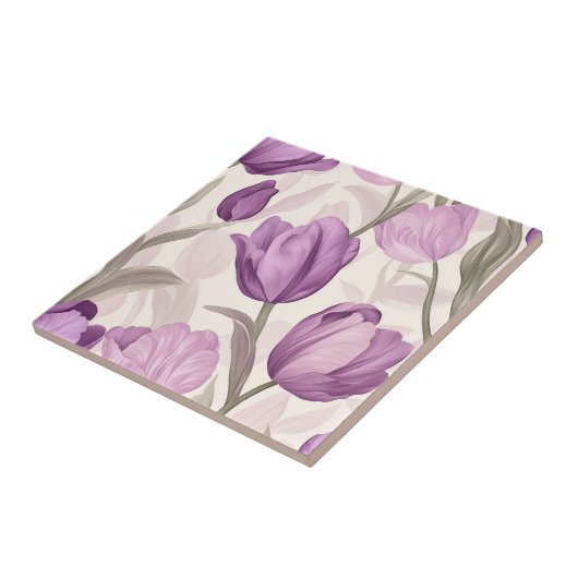 Klassieke Tulp Keramische Tegels Voor Bad Accent Tegeltje (Zijkant)