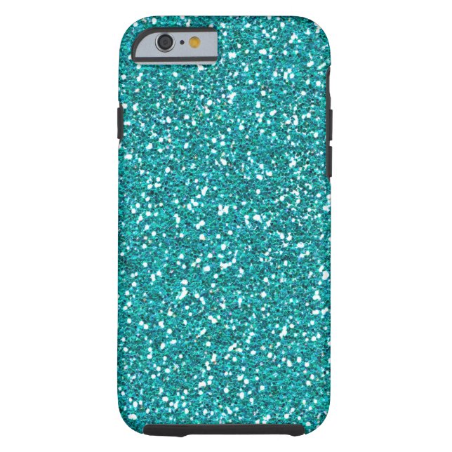 Klassieke Turquoise Print Case-Mate iPhone Case (Achterkant)