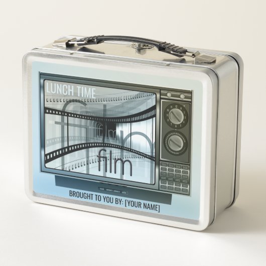 Klassieke tv Moderne filmlunch box (Achterkant)