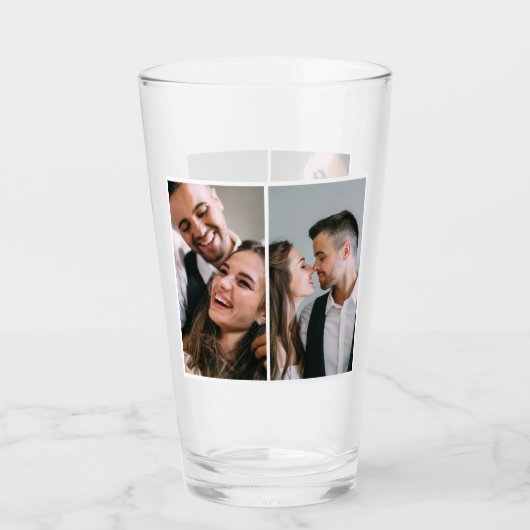 Klassieke twee Foto voor en achter Glas (Voorkant)