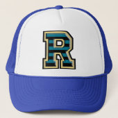 Klassieke twist letter "R" Trucker Pet (Voorkant)