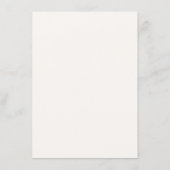 Klassieke typografie Huwelijksinformatiekaart Informatiekaartje (Achterkant)
