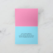 Klassieke typografie krijtbord bedankkaart (Binnen)