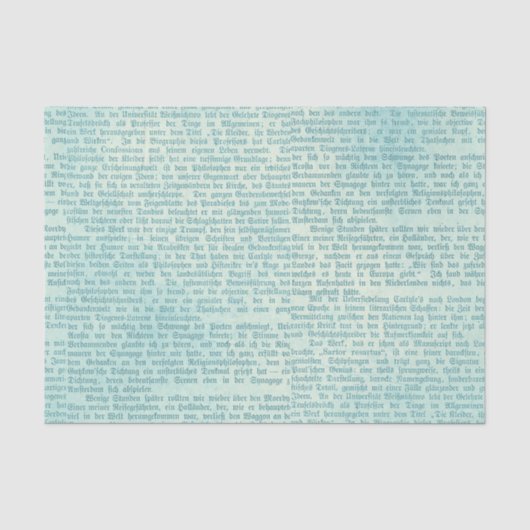 Klassieke typografie tissuepapier (Voorkant)