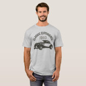 Klassieke typografie voor oldtimer-ervaring t-shirt (Voorkant volledig)