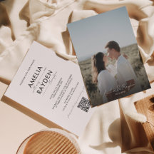 Klassieke typografiescript QR Code Weddenschap