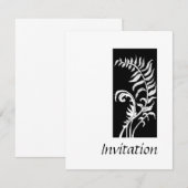 Klassieke uitnodiging (Voorkant / Achterkant)