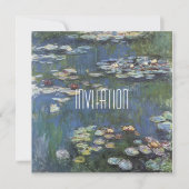 Klassieke uitnodiging Art Monet (Voorkant)