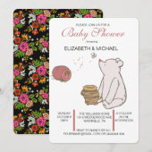 Klassieke uitnodiging tot Baby shower (Voorkant / Achterkant)