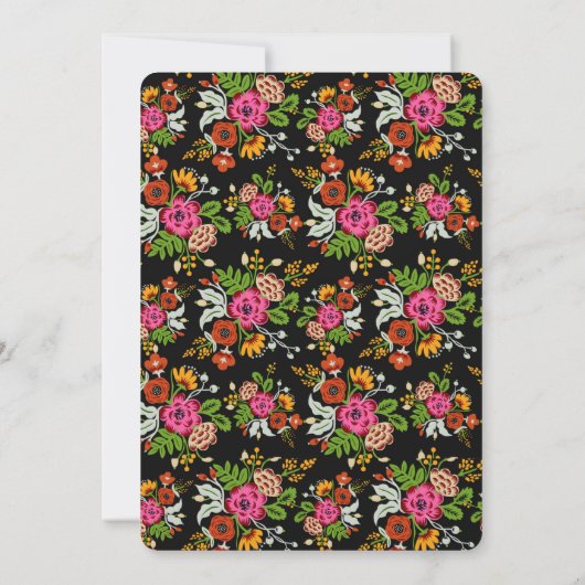 Klassieke uitnodiging tot Baby shower (Achterkant)