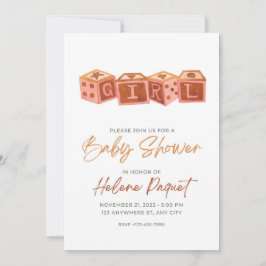 Klassieke uitnodiging tot Baby shower
