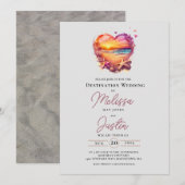 Klassieke uitnodiging tot het voeren van een stran (Voorkant / Achterkant)