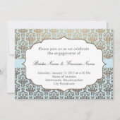 Klassieke uitnodiging tot weddenschap tussen Damas (Voorkant)