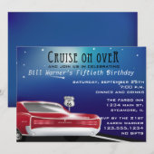 Klassieke uitnodiging van de Birthday-partij (Voorkant / Achterkant)