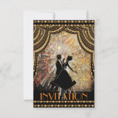 Klassieke uitnodiging van de Partij van de Dans (Voorkant)