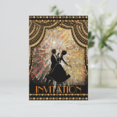 Klassieke uitnodiging van de Partij van de Dans (Staand voorkant)