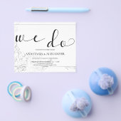 Klassieke uitnodiging voor bruiloft. flyer (Enkel)