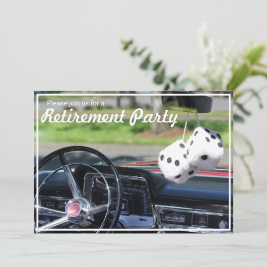 Klassieke uitnodiging voor de partij bij vervroegd (Staand voorkant)