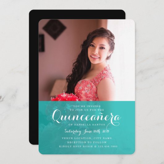 Klassieke uitnodiging voor kwekerij (Voorkant / Achterkant)