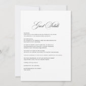 Klassieke uitnodiging voor weddenschappen met lega (Achterkant)