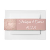 Klassieke uitnodiging voor weddenschappen op monog uitnodigingen wikkel (Voorkant Voorbeeld)