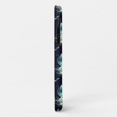 Klassieke uitstraling van blauwe edelstenen met gl Case-Mate iPhone case (Achterkant/links)