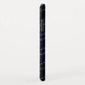 Klassieke uitstraling van blauwe edelstenen met gl Case-Mate iPhone case (Achterkant/rechts)